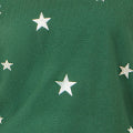 Yumi Green Gold Foil Star Print Relaxed Fit Jumper Knit Xmas Jumper Yumi