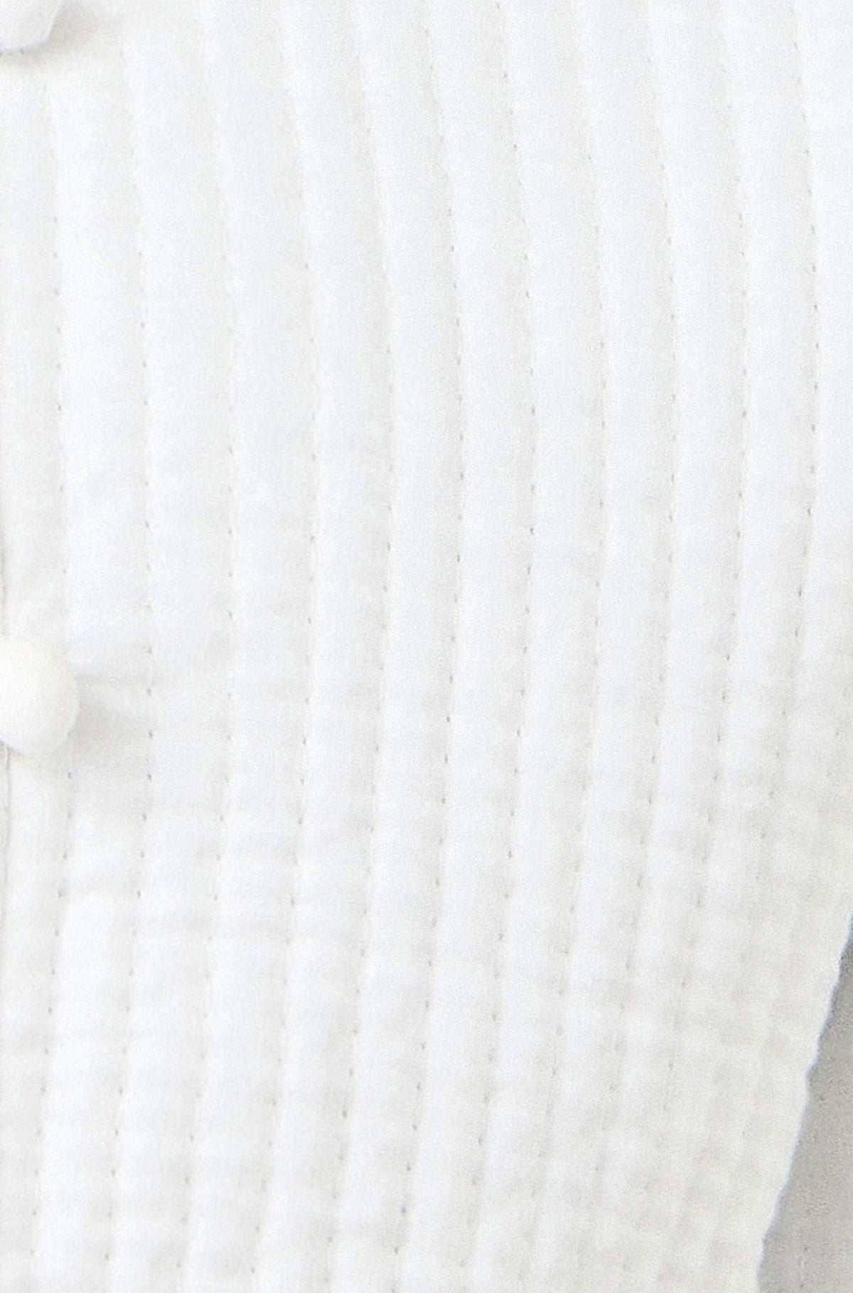 Yumi White Gingham Reversible Cotton Quilted Cropped Jacket Outerwear Yumi