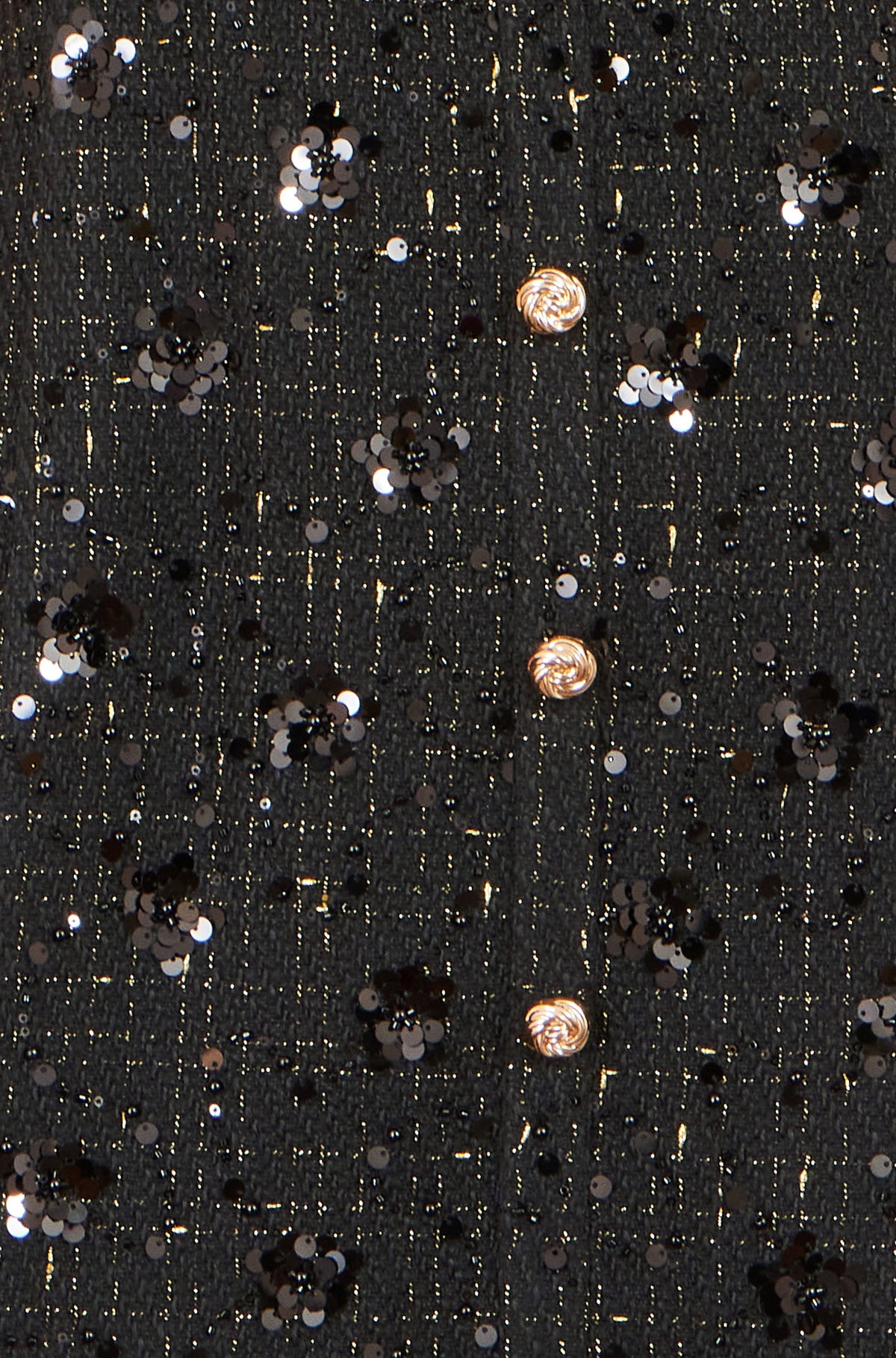 Yumi Black Boucle Sequin Bow Mini Dress Dress Party Yumi