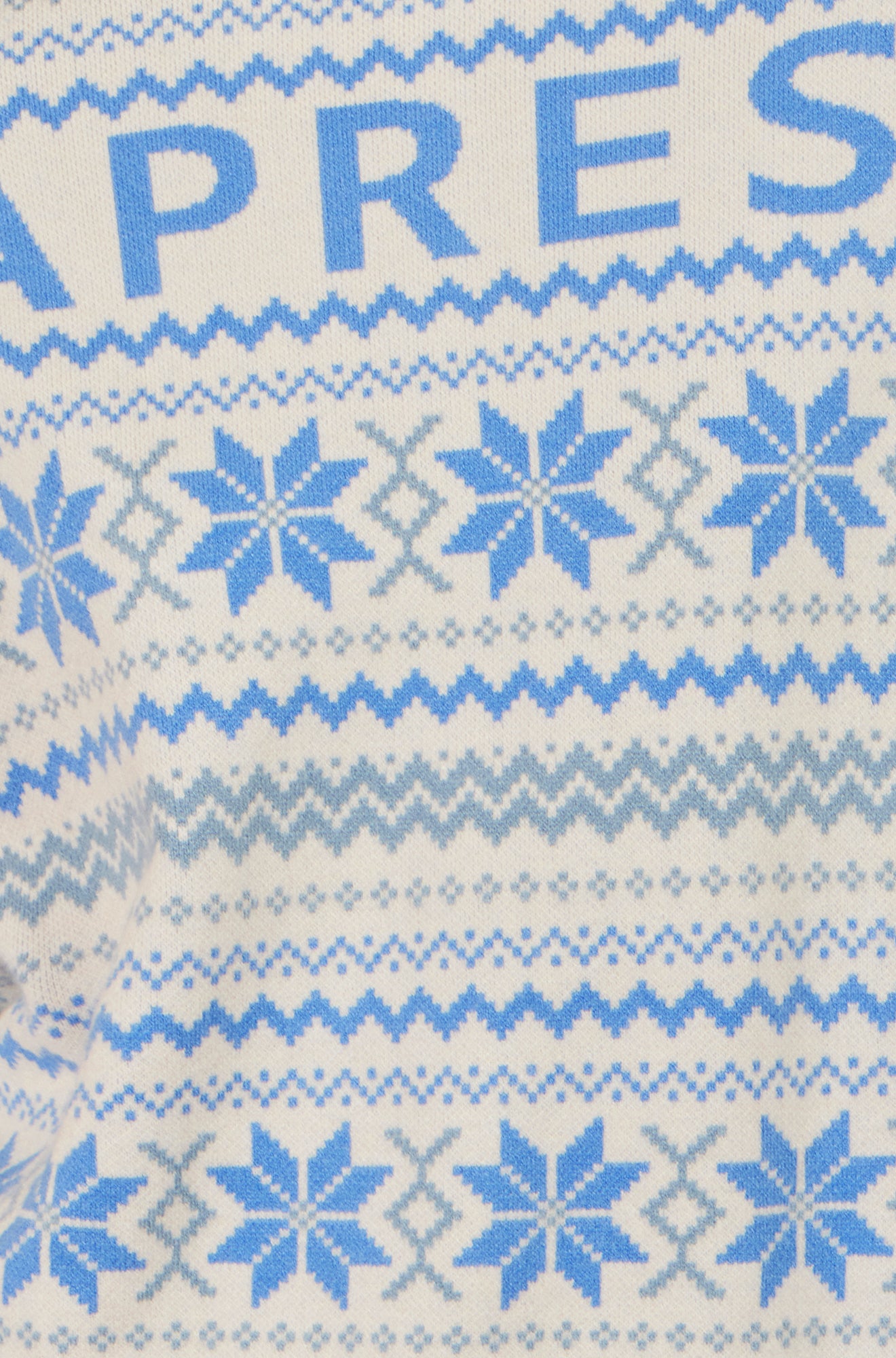 Yumi Blue Apres Intarsia Jumper