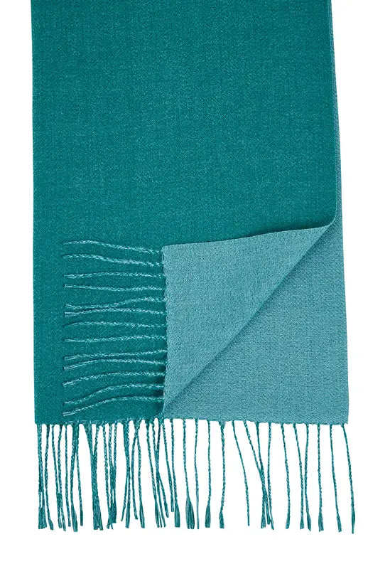 Yumi Blue Two Tone Scarf Yumi