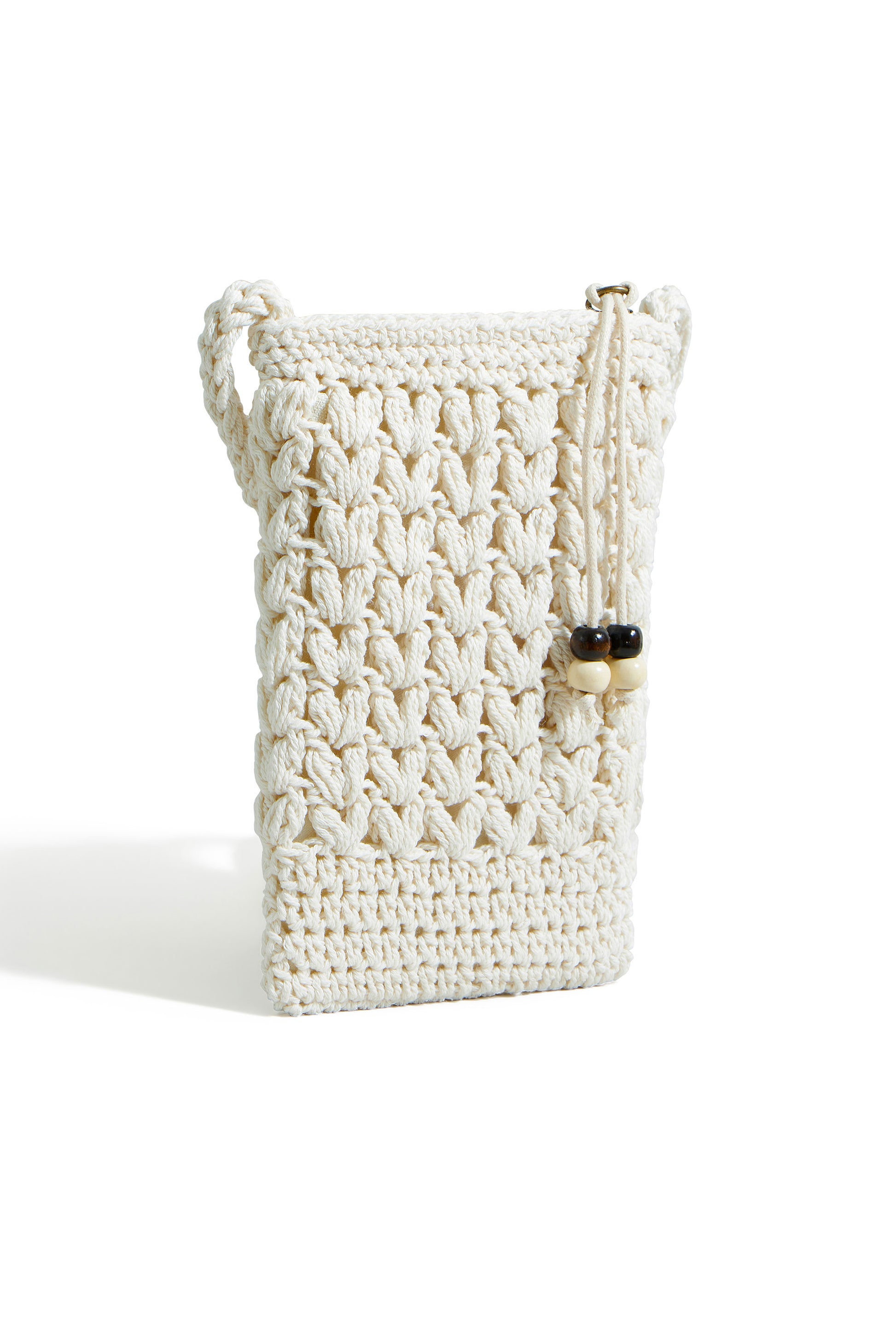 Yumi Ivory Crochet Small Cross Body ACC BAGS Yumi