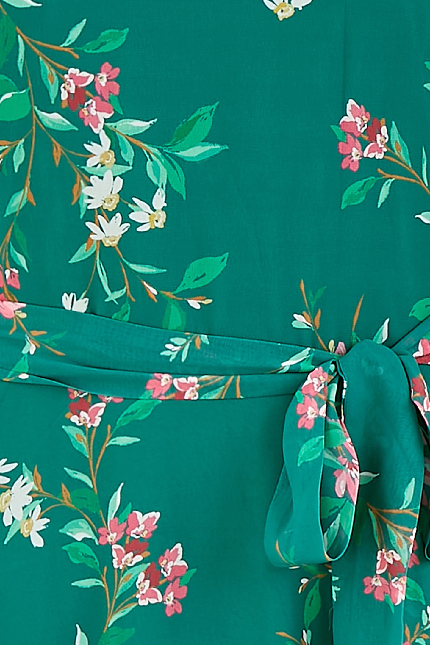 Yumi Green Daisy Print Skater Dress DRES Party Yumi