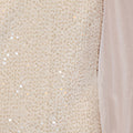 Yumi White Sequin Tunic With Tie Back And Sheer Sleeves Dress Party Yumi