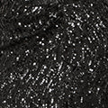 Yumi Black Sequin Fitted Wrap Dress With Split Hem Dress Party Yumi