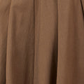 Yumi Brown Pleated Midi Skirt With Matching Belt Skirts Yumi