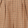 Yumi Brown Check Wide Leg Trousers TROUSER Yumi