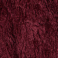Yumi Burgundy Luxe Fluffy Faux Fur Coat COAT Yumi