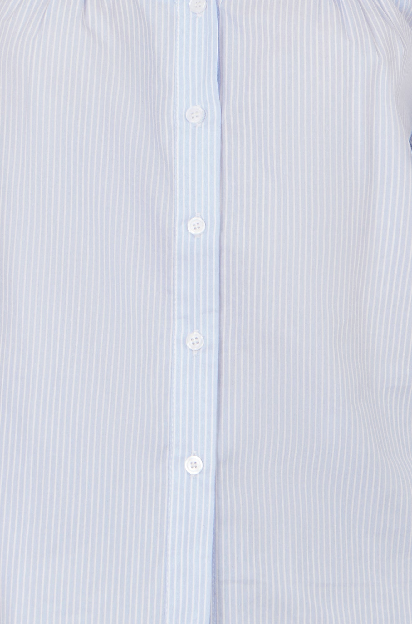 Yumi Blue Stripe Shirt With Lace Detail SHIRT Yumi