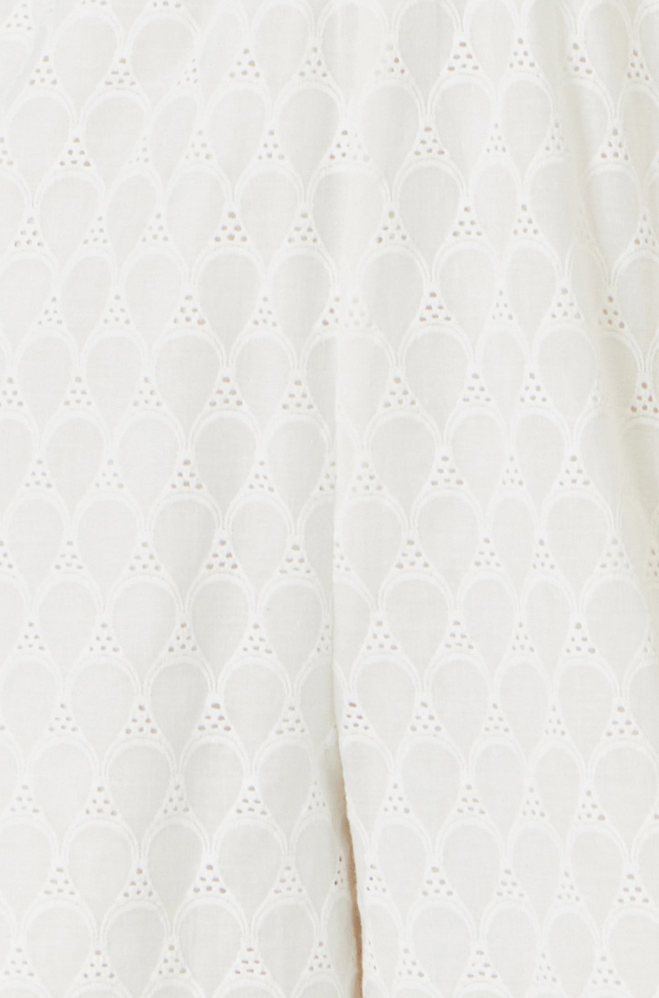 Yumi White Cotton Broderie Anglaise Playsuit PLAYSUIT Yumi