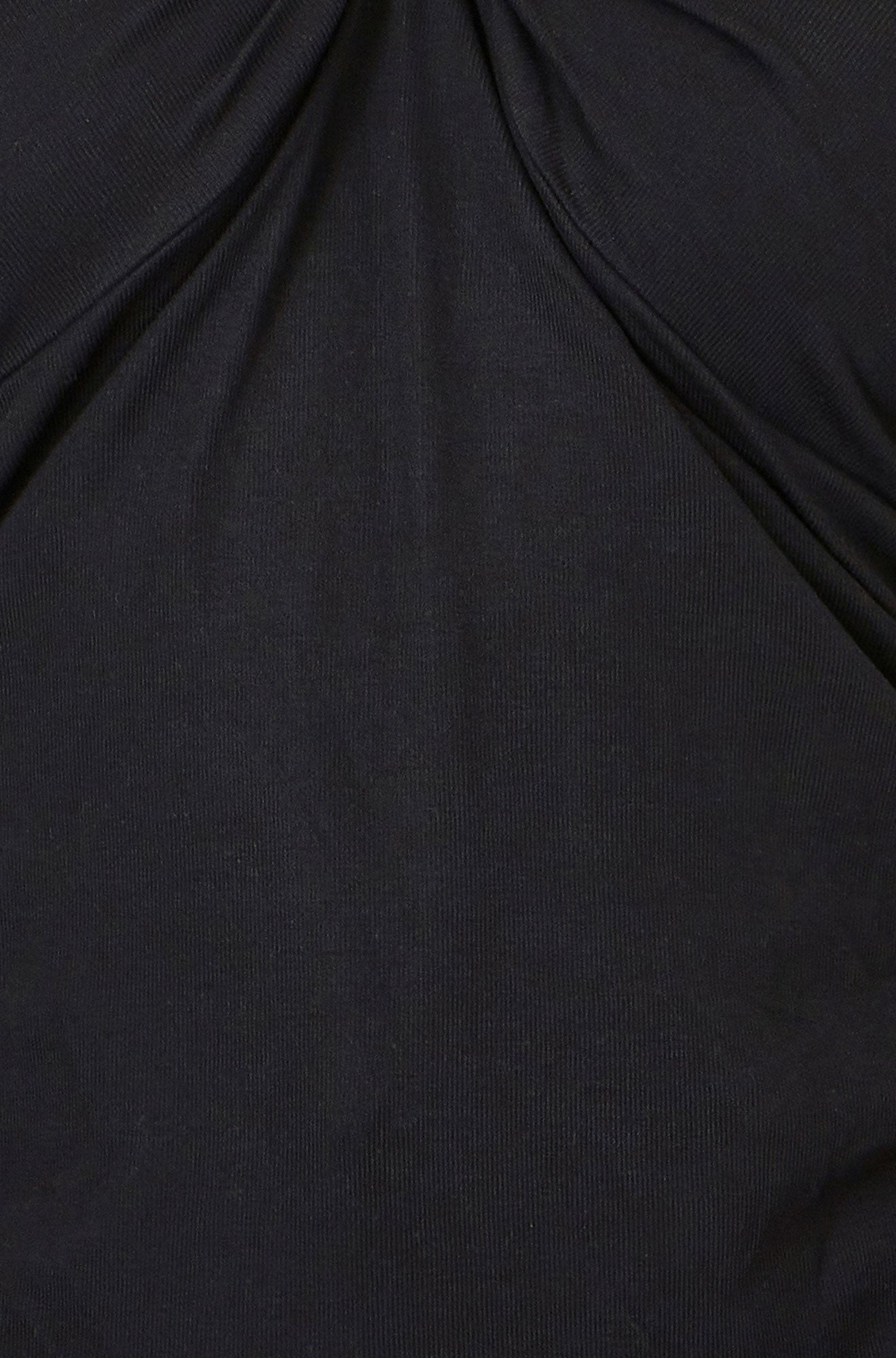 Yumi Black Bardot Long Sleeve Jersey Top Tops Yumi