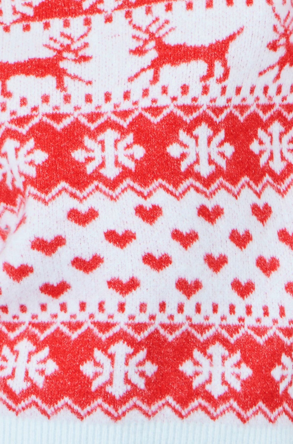 Yumi Red Heart Fairisle Christmas Jumper