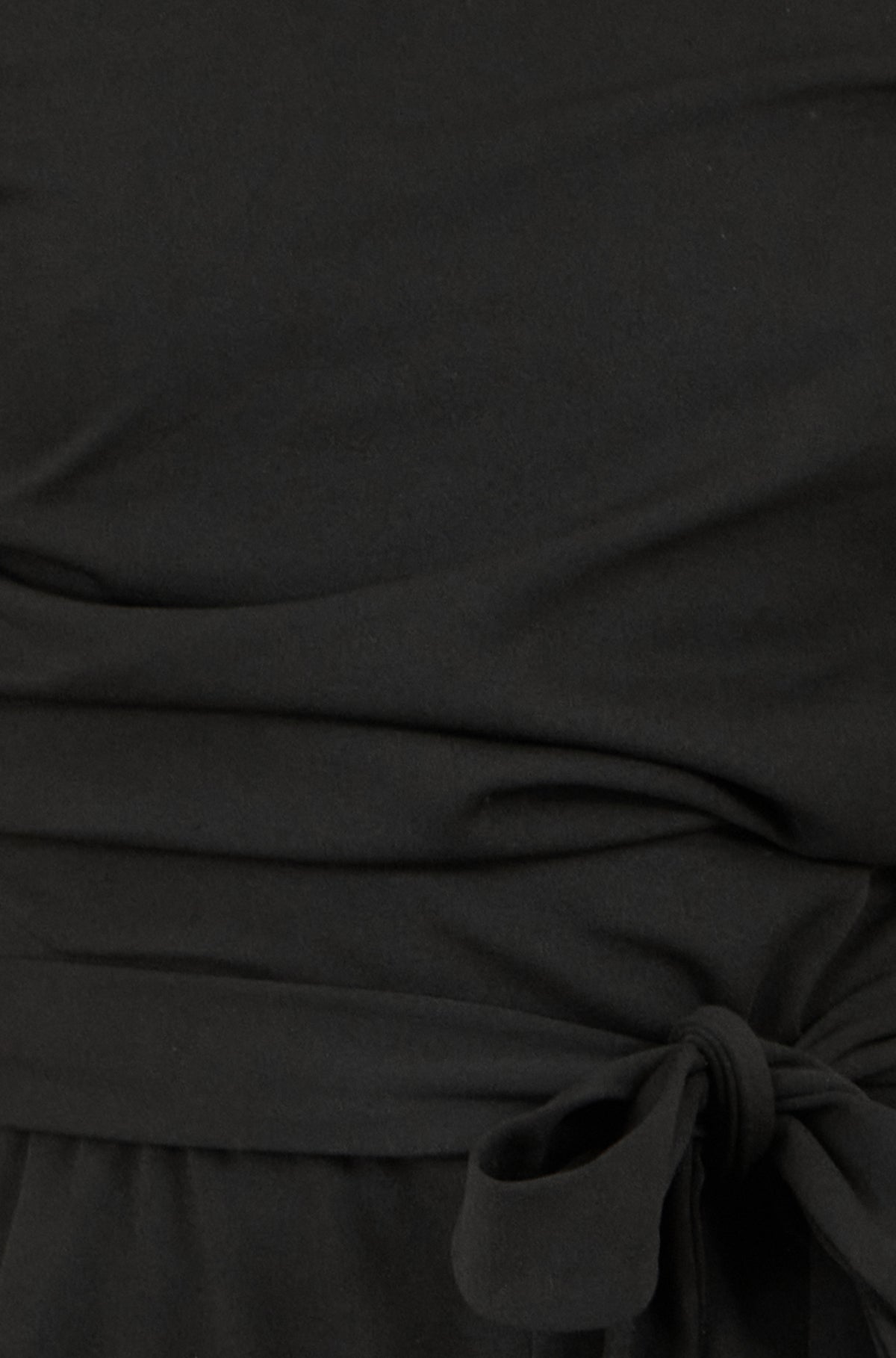 Yumi Black Ruched Stretch Jumpsuit Jumpsuit Yumi