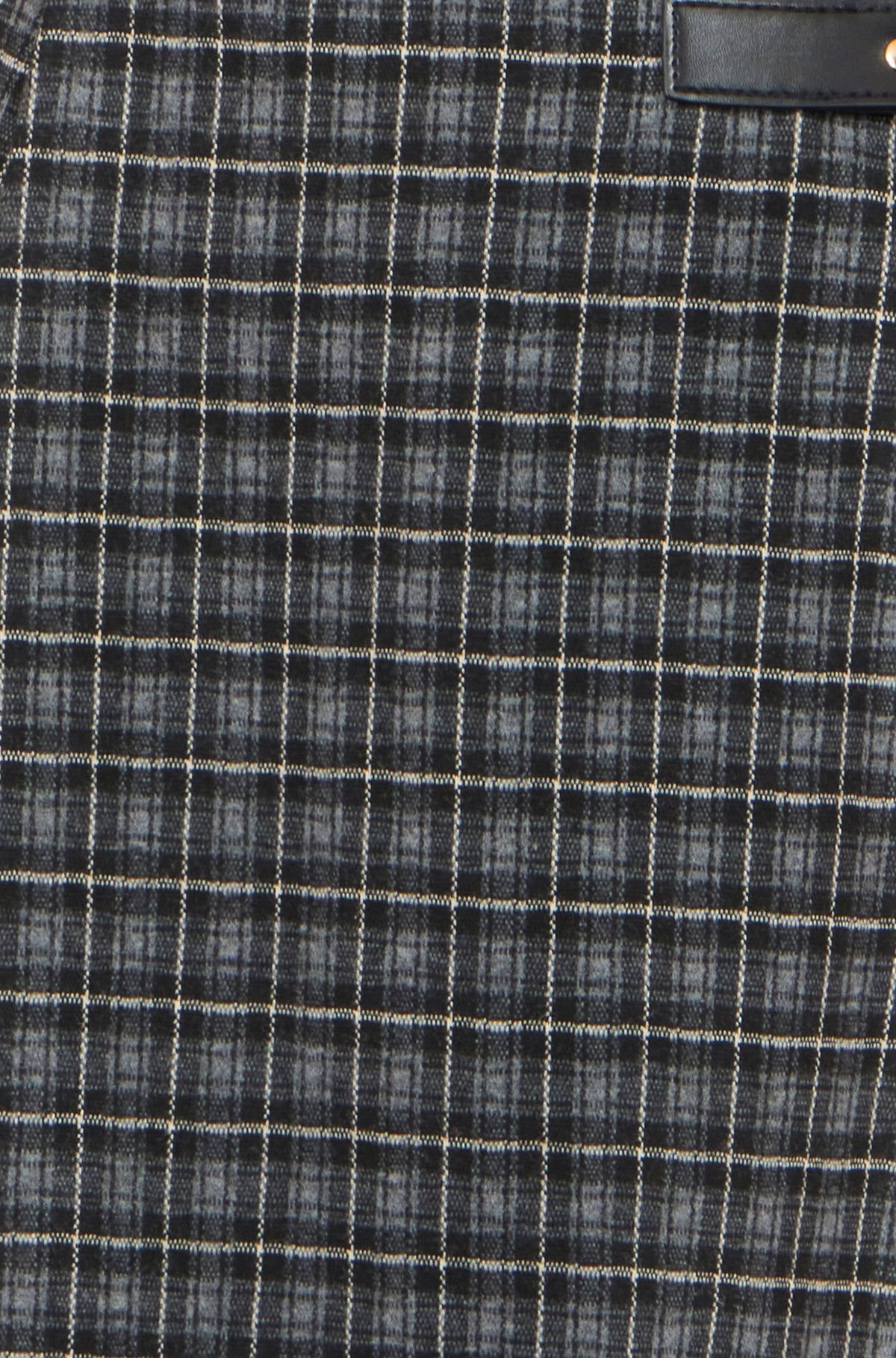 Yumi Black Check Pleated Mini Skirt Skirts Yumi