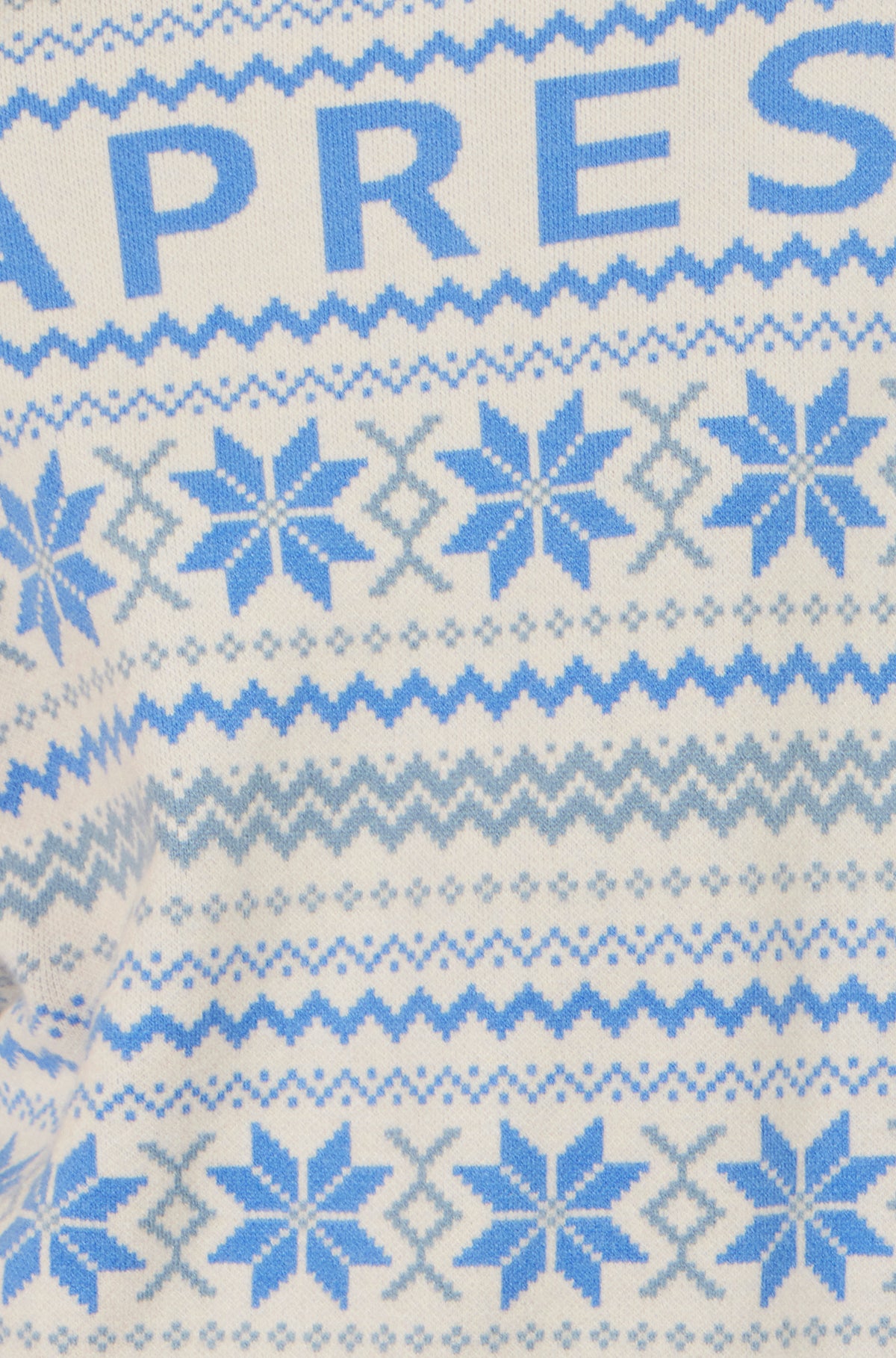 Yumi Blue Apres Intarsia Jumper
